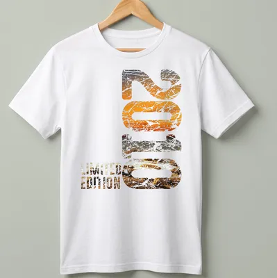 Distressed 2010 Limited Edition vintage birthday T-shirt in orange and gray.