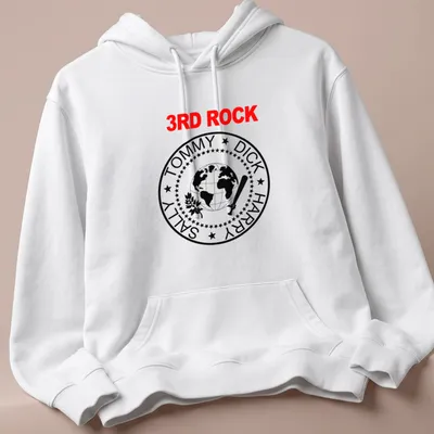 Bold graphic T-shirt featuring a globe, bat, and stars with humorous text. — printed on a unisex hoodie