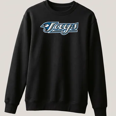 Modern logo t-shirt featuring a Blue Jay bird with the word 'Jays' beneath — printed on a unisex sweatshirt