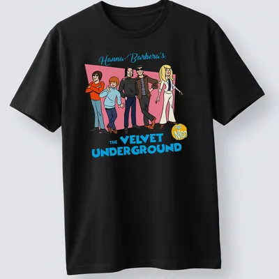 Cartoon illustration of Hanna-Barbera's The Velvet Underground and Nico characters