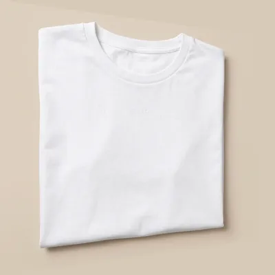 Minimalist line art of Jacksonville skyline in black and white — printed on a unisex t-shirt (angled view)