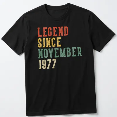 Retro distressed birthday tee celebrating a 49th birthday with bold text.