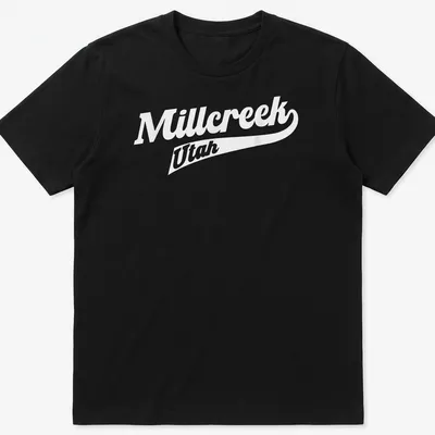 Stylish Millcreek Utah T-Shirt with elegant script font