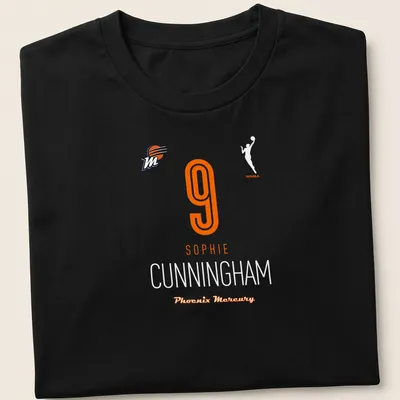 Modern typography WNBA shirt with Phoenix Mercury and Sophie 9 printed
