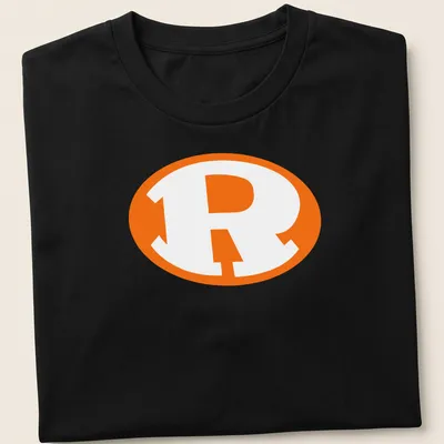 Bold graphic of the Rockwall Yellowjackets logo in orange and white