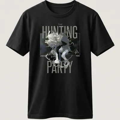 Abstract graphic featuring creature design and text for Linkin Park fans.